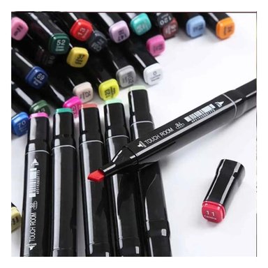 PACK6 COLECCION DOBLE PUNTA LETTERING ARTISTICO 120 UNIDADES TOUCH Y+REGALO STICKER - 3