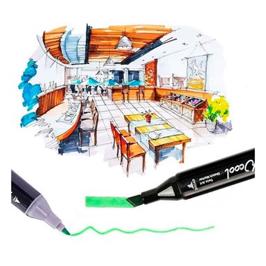PACK4 ROTULADORES DOBLE PUNTA LETTERING ARTISTICO 80 UNIDADES TOUCH Y+PAPEL REGALO - 5