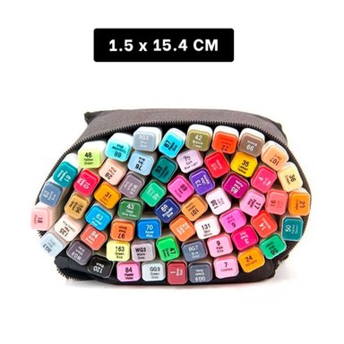 KIT PROFESIONAL LETTERING ARTISTICO 262 UNIDADES DOBLE PUNTA TOUCH Y+LIGAS REGALO - 4