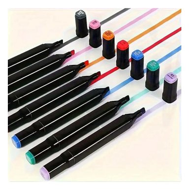 PACK2 ESTUCHE PROFESIONAL LETTERING 48 UNIDADES DOBLE PUNTA TOUCH Y+PAPEL REGALO - 2