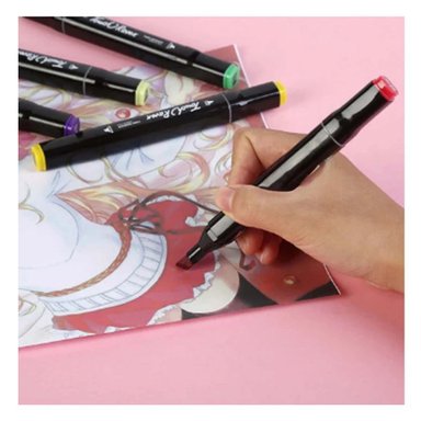 PACK12 ESTUCHE DOBLE PUNTA LETTERING ARTISTICO 24 UNIDADES TOUCH - 3