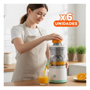 PACK6 ELECTRODOMESTICO ELECTRICO PARA JUGO DE NARANJA Y+REGALO STICKER - 1