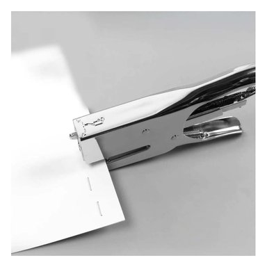 PACK2 ALICATE ENGRAPADOR PLATEADO PARA 25 HOJAS OFICINA Y+PAPEL REGALO - 2