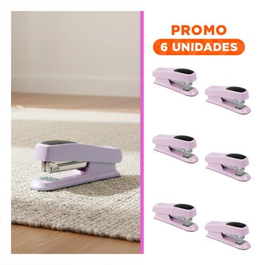 PACK6 ERGONOMICO ROSADO BEBE PARA 35 HOJAS OFICINA ESCOLAR - 1