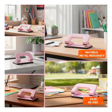 PACK4 ERGONOMICO ROSADO BEBE PARA 11 HOJAS ESCRITORIO Y+REGALO STICKER - 2