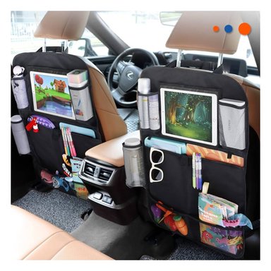 ACCESORIO PARA AUTO ORGANIZADOR DE RESPALDO DE ASIENTO NEGRO Y+PAPEL REGALO - 5