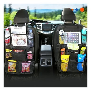 PACK6 ESTRUCTURA INTERIOR PARA RESPALDO DE ASIENTO DE COCHE NEGRO Y+PAPEL REGALO - 5