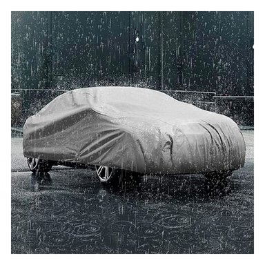 PACK4 FUNDA RESISTENTE PARA AUTO L 480X175X120CM GRIS Y+REGALO STICKER - 5