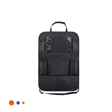 PACK2 ESTUCHE PARA AUTO ORGANIZADOR DE ASIENTO TRASERO NEGRO Y+REGALO STICKER - 2