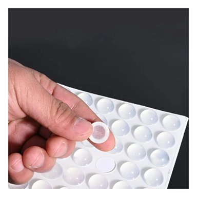 PACK2 TAPONES PARA PUERTAS 100 PIEZAS DE SILICONA TRANSPARENTE CASA Y+REGALO STICKER - 3