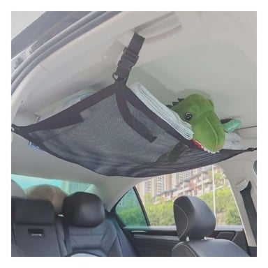 PACK4 SOPORTE ORGANIZADOR NEGRO PARA ALMACENAMIENTO EN INTERIOR DE AUTOMOVIL - 5