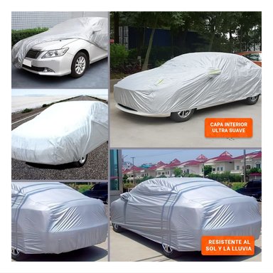 PROTECTOR AUTOMOTRIZ XL 540X175X120CM GRIS CONTRA CLIMA EXTREMO Y+POST IT - 1