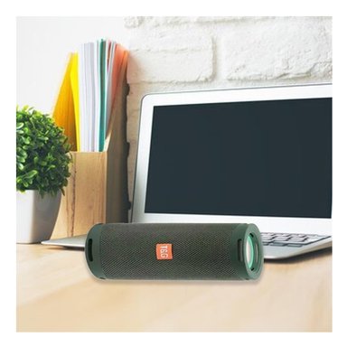 PACK4 BOCINA RECARGABLE VERDE MILITAR CON SONIDO EQUILIBRADO Y+REGALO STICKER - 3