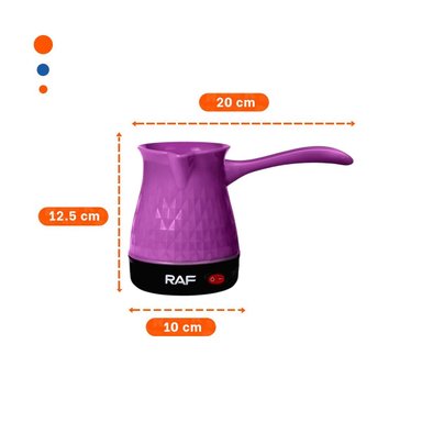 PACK2 DISPOSITIVO DE PLASTICO 500ML MORADO CON ACERO INOXIDABLE PARA TURCO Y+PAPEL REGALO - 4
