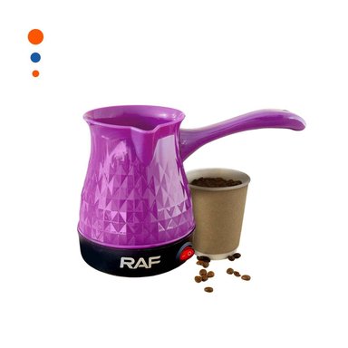 PACK6 HERVIDOR DE CASA PARA CAFE TURCO 500ML EN MORADO ACERO INOXIDABLE Y+REGALO STICKER - 2