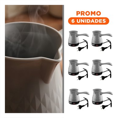 PACK6 DISPOSITIVO 500ML PLOMO TURCO DE PLASTICO Y ACERO INOXIDABLE DE MAÑANA - 1