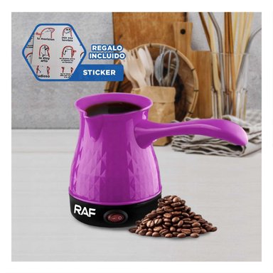 APARATO DE MORADO 500ML EN PLASTICO Y DE ACERO INOXIDABLE DE TURCO Y+REGALO STICKER - 1