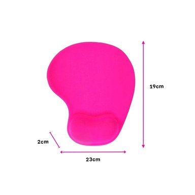 PACK12 ALFOMBRILLA GEL PORTATIL PARA COMPUTADORA Y ESCRITORIO FUCSIA Y+PAPEL REGALO - 4