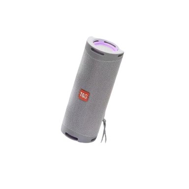 BOCINA PORTATIL COLOR PLOMO CON SONIDO ESTEREO Y FUNCIONAMIENTO SENCILLO Y+REGALO STICKER - 3
