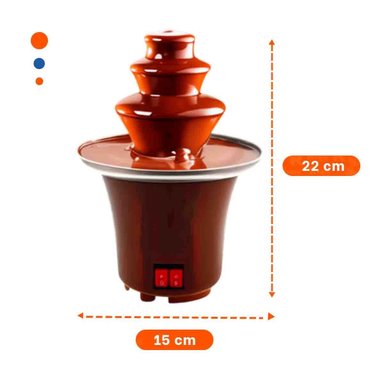 FUENTE DE 3 CAPAS ELECTRICA Y CHOCOLATE MARRON PARA TODA LA FAMILIA Y+LIGAS REGALO - 4