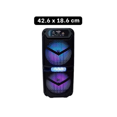 PACK6 ALTAVOZ PROFESIONAL COLOR NEGRO 6,5 PULGADAS CON SONIDO ESTEREO Y+PAPEL REGALO - 4