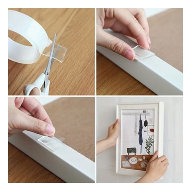 PACK2 PEGAMENTO RESISTENTE DOBLE CONTACTO DE 3 METROS MULTIFUNCIONAL Y+PAPEL REGALO - 3
