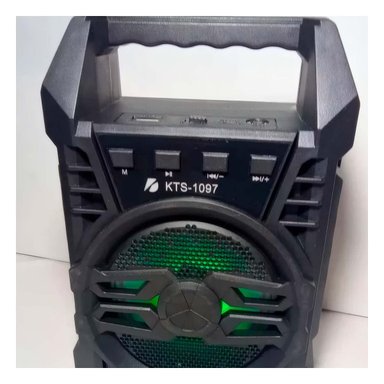 ALTAVOZ CON 4 PULGADAS COLOR NEGRO PARA ESCUCHAR MUSICA Y+PAPEL REGALO - 3