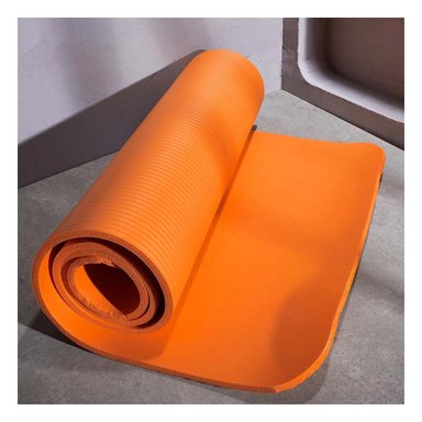 PACK2 TAPETE ANTIDESLIZANTE 10MM DE GOMA EVA 61X183CM ANARANJADO - 5
