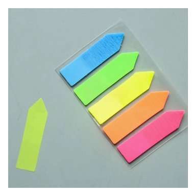 PACK4 ACCESORIOS POST IT ADHESIVOS 5 PIEZAS MULTICOLOR FLECHA Y+REGALO STICKER - 3