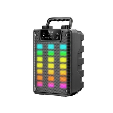 PACK2 EQUIPO PORTATIL CON MICROFONO 4 PULGADAS PARA KARAOKE Y MUSICA NEGRO Y+REGALO STICKER - 2
