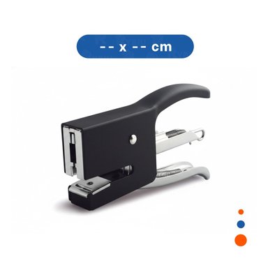 PACK12 ESCRITORIO MINI TIPO ALICATE NEGRO PARA 15 HOJAS TRABAJO Y+PAPEL REGALO - 4