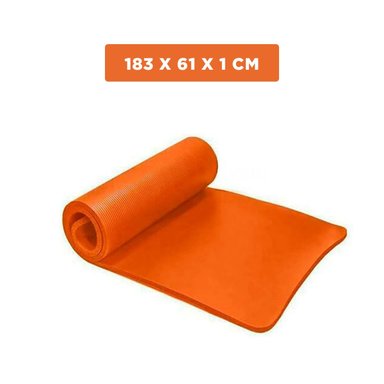 PACK4 MAT GRUESO 10MM DE GOMA EVA 61X183CM ANARANJADO - 4