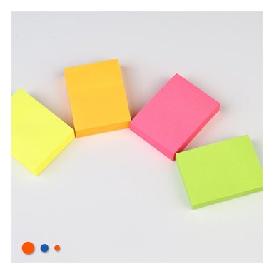 PACK2 TACOS CUADRADOS ADHESIVOS 3,8CM 4 PZS MULTICOLOR - 2