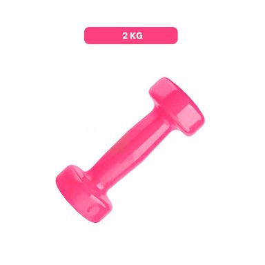PACK2 MANCUERNA ERGONOMICA ROSADO 2 KG PARA ENTRENAMIENTO Y+PAPEL REGALO - 4