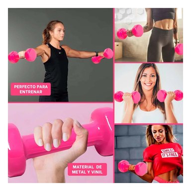 PACK4 PESA RESISTENTE ROSADO 5 KG PARA CASA Y+REGALO STICKER - 2