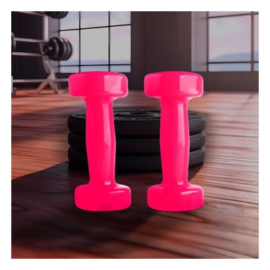 MANCUERNA LIGERA ROSADO 5 KG PARA CASA Y+LIGAS REGALO - 2