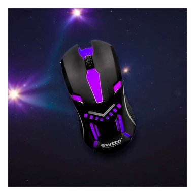PACK4 RATON GAMER PARA LAPTOP Y PC NEGRO DESLIZAMIENTO LIGERO - 2