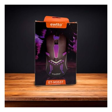 PACK4 RATON GAMER PARA LAPTOP Y PC NEGRO DESLIZAMIENTO LIGERO - 3