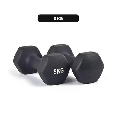 PACK4 PESA RESISTENTE NEGRO 5 KG PARA CASA Y+REGALO STICKER - 4