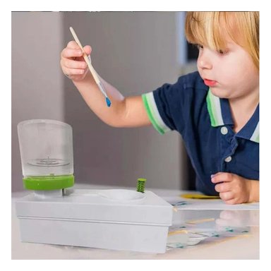 PACK6 ELEMENTO ESCOLAR BLANCO PARA LAVAR PINCEL Y+PAPEL REGALO - 2