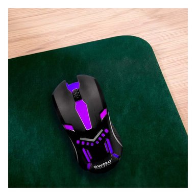 APUNTADOR GAMER NEGRO PARA COMPUTADORA Y LAPTOP MOVIMIENTO FIRME Y+REGALO STICKER - 2