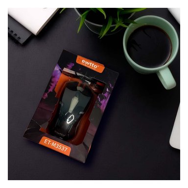 APUNTADOR GAMER NEGRO PARA COMPUTADORA Y LAPTOP MOVIMIENTO FIRME Y+REGALO STICKER - 5