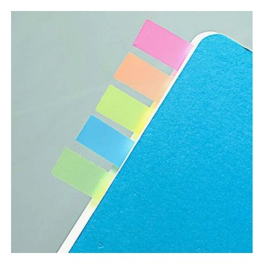 PACK2 HOJAS POST IT ADHESIVAS 5 PIEZAS MULTICOLOR TRANSPARENTE FLECHA - 3