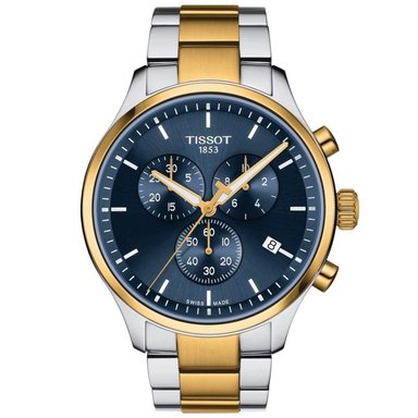 RELOJ PARA HOMBRE CHRONO XL CLASSIC ORO AMARILLO Y AZUL - 1