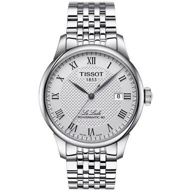 RELOJ PARA HOMBRE LE LOCLE POWERMATIC 80 PLATA - 1