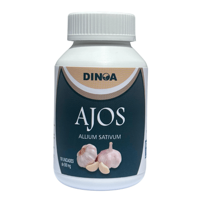 SUPLEMENTO DINOA CÁPSULAS BLANDAS AJOS X 100 UNIDADES