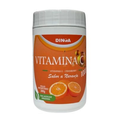 VITAMINA C 100  DINOA POTE DE 300G / ANTIOXIDANTE / SISTEMA INMUNOLOGÍCO
