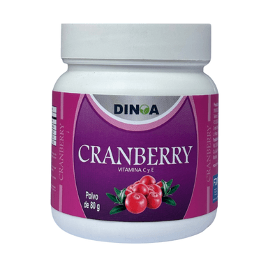 SUPLEMENTO DINOA POLVO CRANBERRY (ARANDANOS ROJOS) POTE DE 80GR