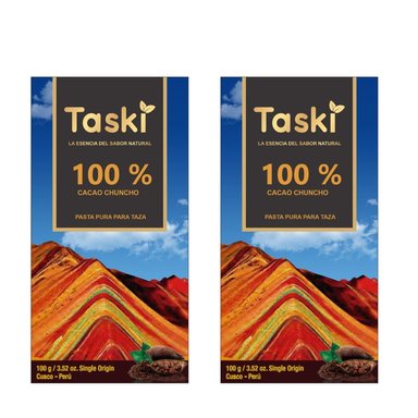 SUPLEMENTO DINOA DUO PACK CHOCOLATE BITTER BARRA CACAO TAZA X 100GR