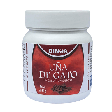 UÑA DE GATO DINOA POTE DE 80G /BIENESTAR ARTICULAR Y DIGESTIVA